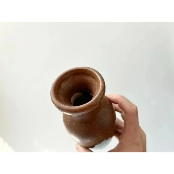 Drip Glaze Hosley Pottery Handmade Mini Vintage Vase - Picture 4 of 6